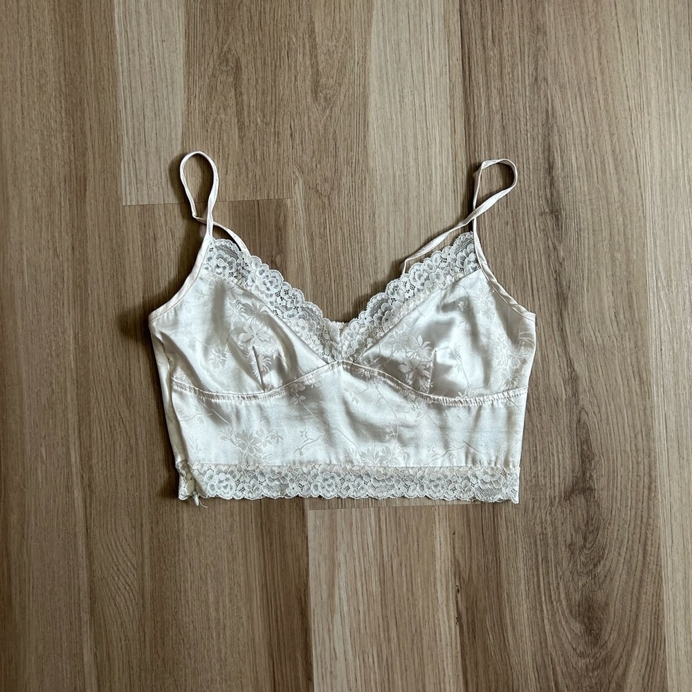 floral jacquard tank